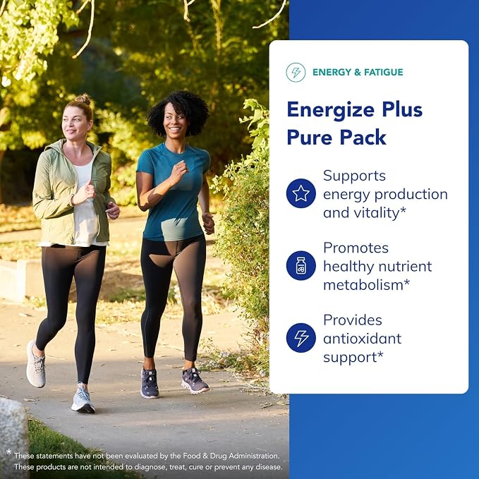 Pure Encapsulations Energize Plus Pure Pack | Supplement to Support Energy Production and Nutrient Metabolism* | 30 Packets