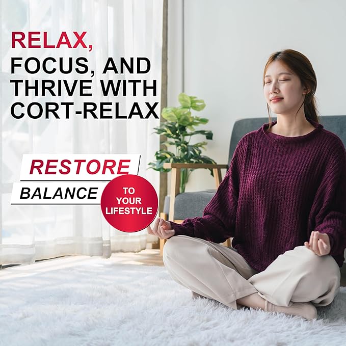 Super Calm Cortisol Supplement with Magnesium Glycinate, Ashwagandha KSM-66, L-Theanine, Phosphatidylserine, Ginkgo Biloba & Lions Mane for Calm, Focus, Mental Clarity, Relaxation, Sleep, Energy