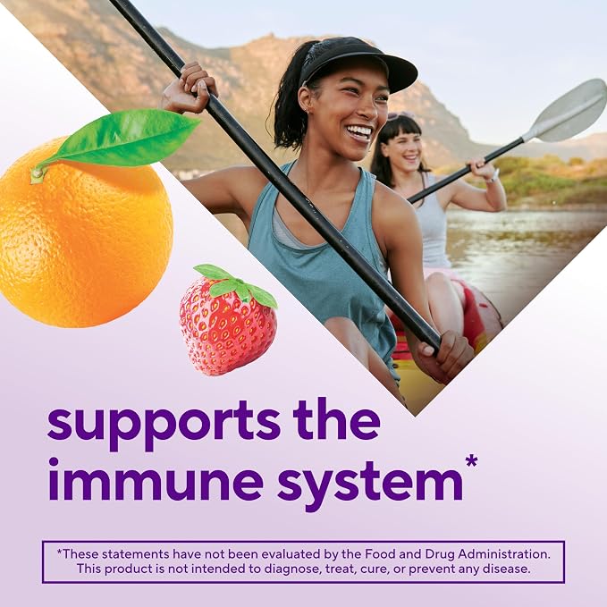 Vitafusion Power Zinc Gummy Vitamins, Strawberry Tangerine Flavored Immune Support (1), 90 Count