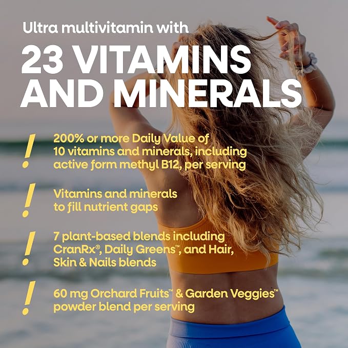 Nature's Way Alive! Ultra Multivitamin for Women, Complete Daily Women's Vitamins, High Potency Formula, Promotes Energy Metabolism and Muscle Function*, Vitamin A, C, D, Methylated B12, 60 Tablets
