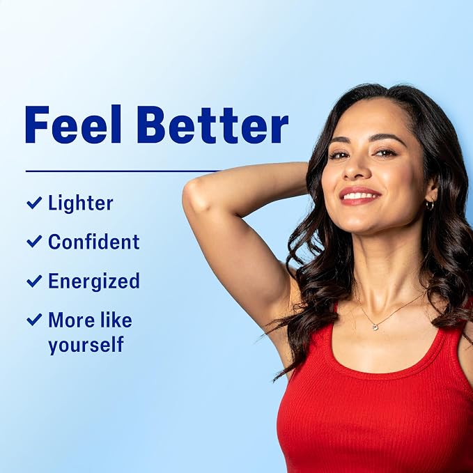 Diurex Ultra Re-Energizing Water Pills - Relieve Water Bloat - Feel Better & Less Heavy - 80 Count