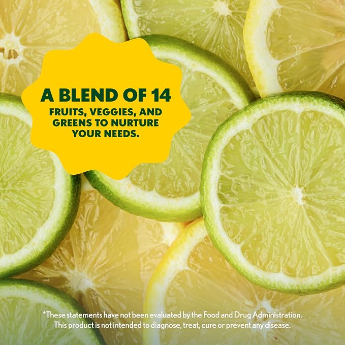 Amazing Grass Greens Blend Energy: Smoothie Mix, Super Greens Powder & Plant Based Caffeine with Matcha Green Tea & Beet Root Powder, Lemon Lime, 30 Servings (Packaging May Vary)