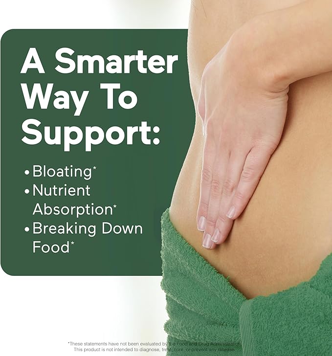 SMARTERNUTRITION Vegan Digestive Enzymes - Digestion Bloating & Gut Health Support with 16 Multi Enzymes for Nutrient Absorption & Meal Time Comfort for Both Men & Women - 270 Count[90-Day Supply]