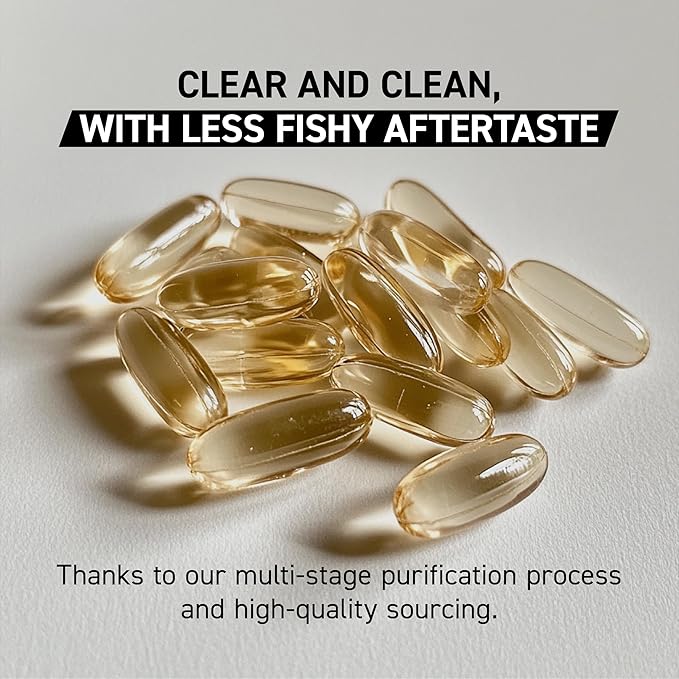 Kaged Omega 3 Softgels | Unflavored | Fish Oil Supplement | 3000mg Omega 3 Fatty Acid with EPA & DHA | Ultra-Pure, No Fish Burps | Supplements for Men & Women | 30 Servings