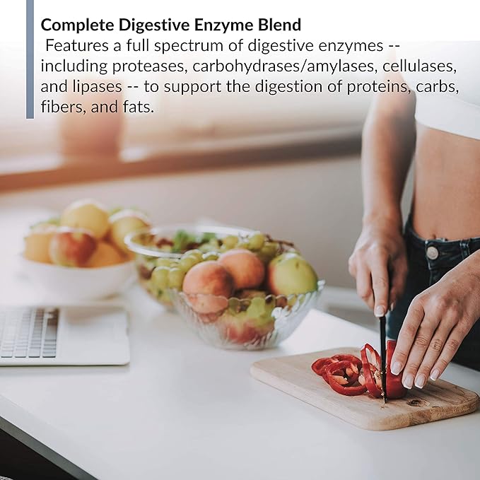 BioTrust AbsorbMax Broad Spectrum Digestive Enzyme Blend, Gluten Free, Non GMO, Digestive Support for Nutrient Digestion, Absorption and Periodic Digestive Discomfort and Bloating