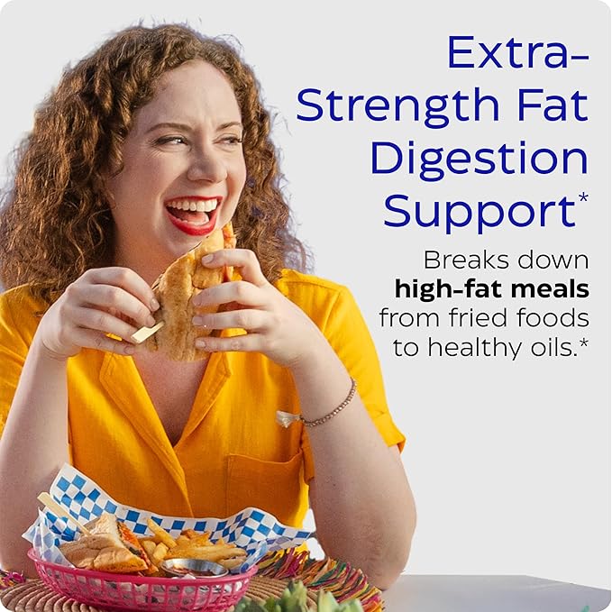 Enzymedica Lypo Gold, High Potency Lipase Digestive Enzymes for Fat Digestion, Supports Occasional Bloating Relief & Digestive Health, Keto-Friendly, Vegan, 120 Capsules