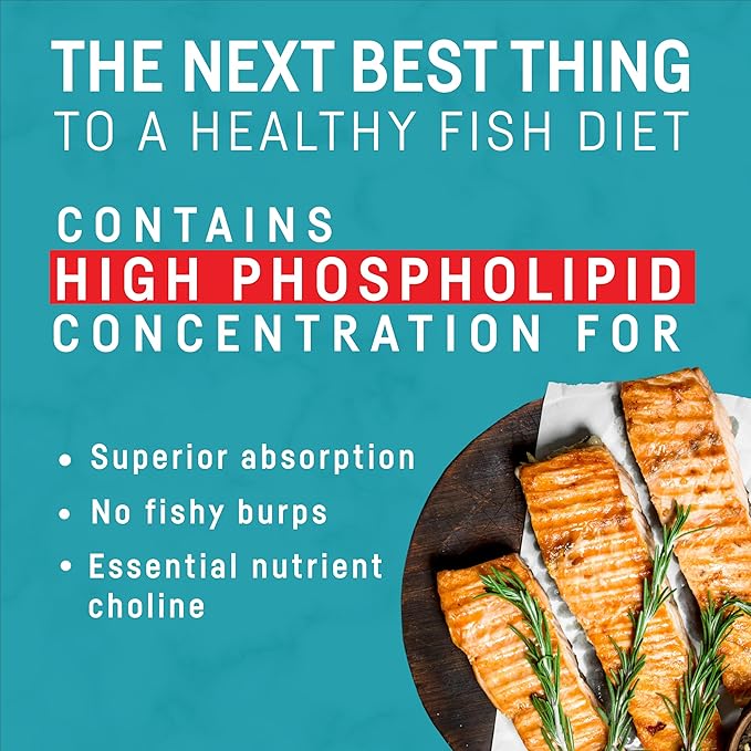 Kori Krill Antarctic Krill Oil Omega 3 Supplement, EPA & DHA, Superior Absorption vs Fish-Oil, 800 mg, 90 softgels
