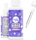 Wink Well Kids Liquid Melatonin Drops- Natural Sleep Drops for Toddlers and Teens Sleep Aid with 1mg Per Serving-Non-Addictive Children's Liquid Melatonin- 2 Oz