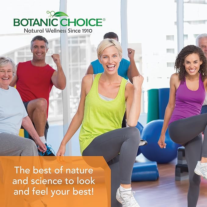 Botanic Choice Premium Turmeric Antioxidant Support - Joint Health Supplement for Adults - 180 Vege Capsules (500 mg each)