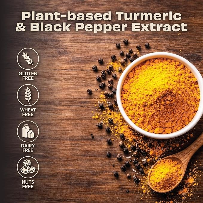 Pomona Wellness Organic Turmeric Supplement 2100 mg, USDA Organic, Non-GMO, Vegan, Turmeric Curcumin with Black Pepper for Absorption, for Joint Support and Immunity, 120 Tablets