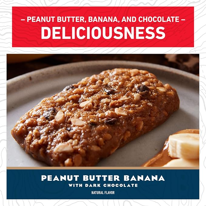 CLIF BAR - Energy Protein Bars - Peanut Butter Banana with Dark Chocolate - Made with Organic Oats - Energy Bars - Non-GMO - (10 Pack)