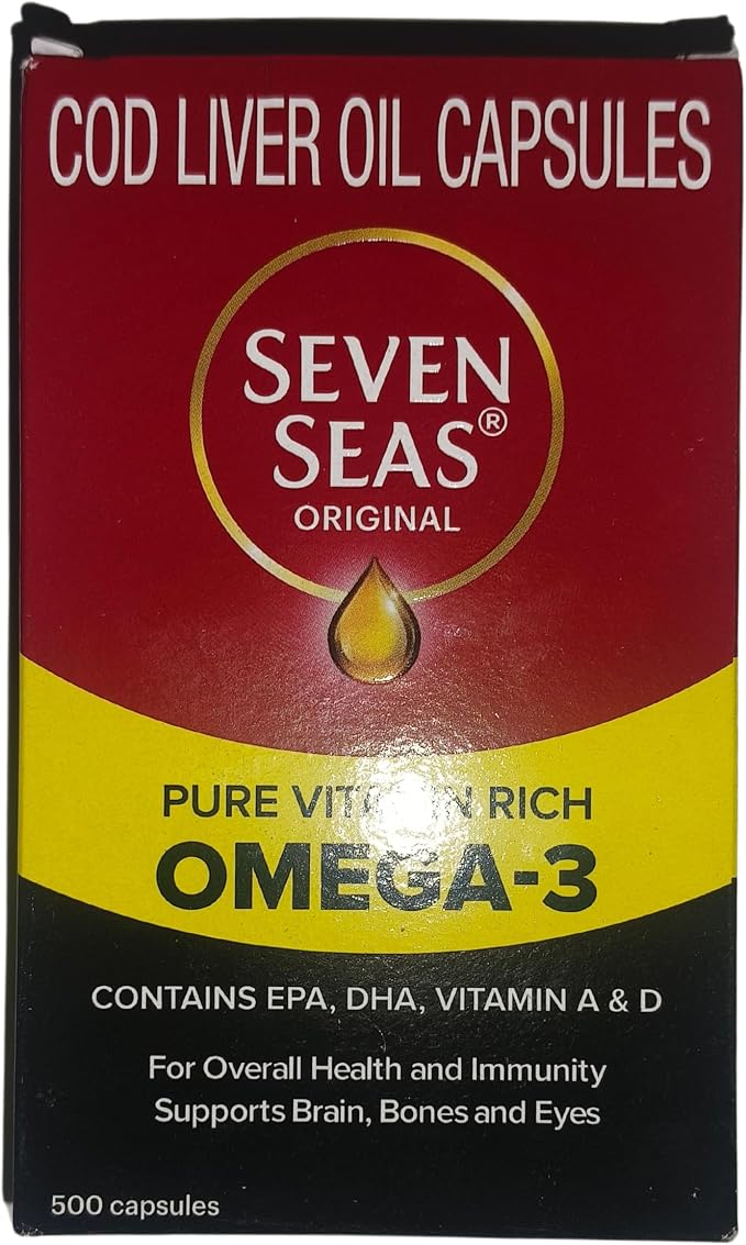 Seven Seas Cod Liver Fish Oil 500 Capsules