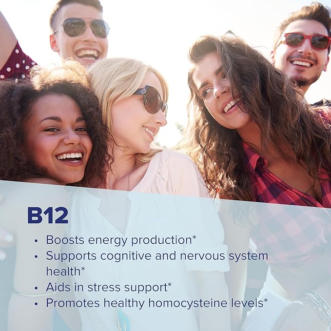 Superior Source No Shot Vitamin B-12 Methylcobalamin 2000 mcg, B-6, & Methylfolate 1200 mcg - Supports Energy, Brain, and Heart Health - Bariatric Friendly - 60 Sublingual Dissolving Tablets