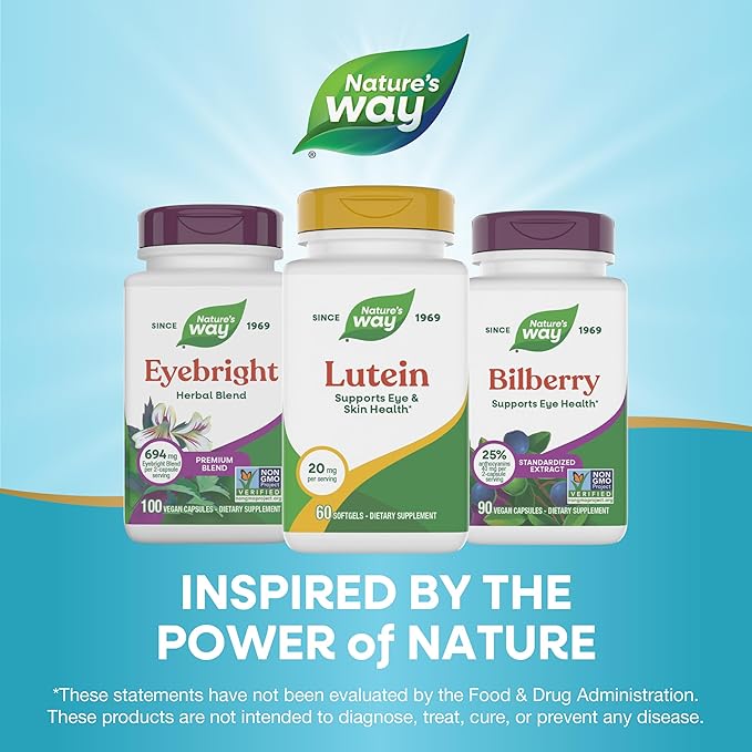 Nature's Way Lutein, Supports Eye Health*, 60 Soft Gels