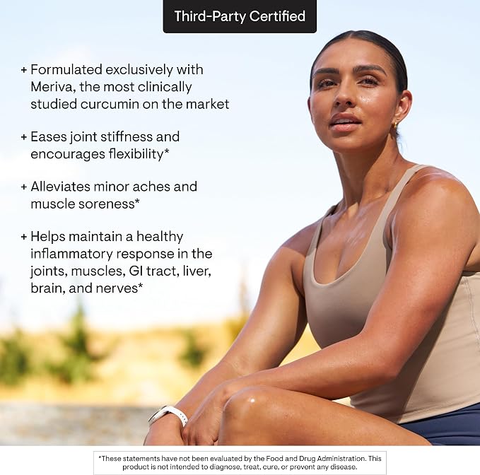 THORNE - Curcumin Phytosome 1000 mg (Meriva) - Clinically Studied, High Absorption - Supports Healthy Inflammatory Response in Joints, Muscles, GI Tract, Liver, Brain & Nerves* - 30 Servings