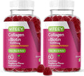 Viteey Collagen Gummies with Biotin Gummies for Hair Skin and Nails Vitamins - Biotin and Collagen Supplements for Women & Men - Gluten-Free – 120 Count