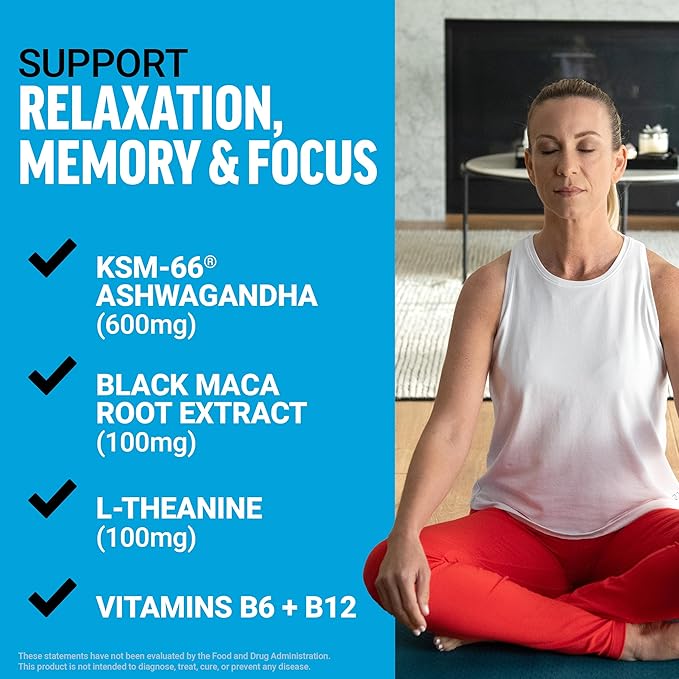 Force Factor Amazing Ashwa, KSM-66 Ashwagandha Supplement for Stress Relief, Focus, Memory, Immune Support, With Vitamins, Minerals & Antioxidants, Cortisol Supplements for Women, 240 Tablets (2-Pack)