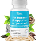 Fat Burner for Women & Men - Appetite Suppressant for Weight Loss - Pills with Chromium, Caffeine & Green Tea Extract - Metabolism Booster Thermogenic Weight Loss - 35 Capsules