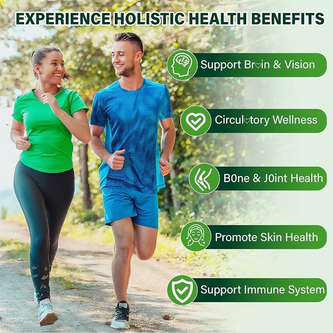 Omega-3 Supplement Gummies for Women & Men - 1000mg Vegan Omega3 DHA & EPA with Turmeric, Vitamin D3, K2, Citicoline for Overall Health - Algae Oil Omega 3 Fatty Acid Supplements, Sugar-Free