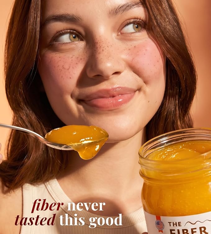 The Fiber Gel High Dietary Fiber Prebiotic Gel Formula — 100% Natural & Clean Label — Plant-Based Psyllium Husk & Inulin Complex — Keto Friendly, Vegan, No Added Sugar — Mango, 32 oz