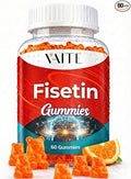 Fisetin Supplements 500mg - Gummy Supplement, Powerful Antioxidant Blend for Cellular Health Support - Vegan & Non-GMO Formula with Flavonoids & Plant Extracts, Boost Cognitive Function, 60 Gummies