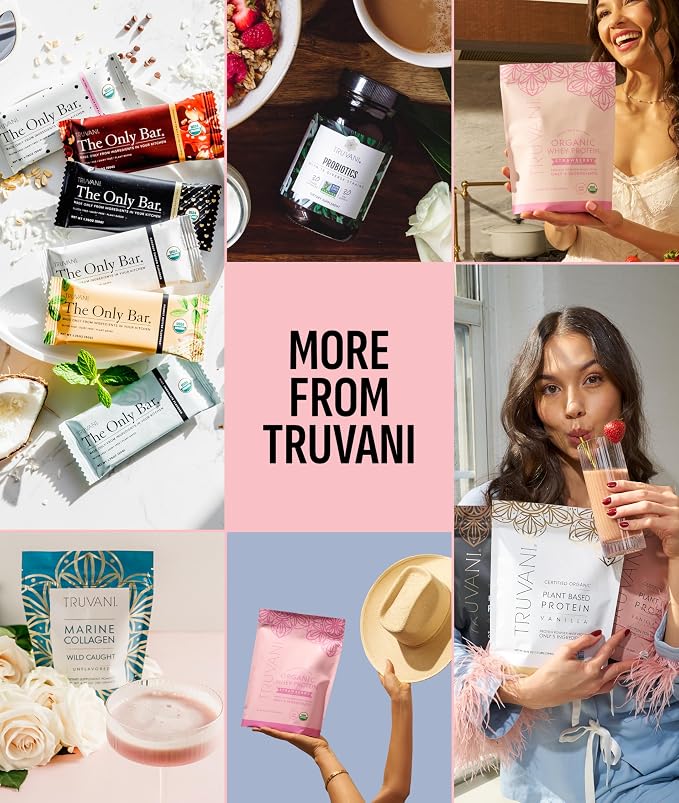 Truvani Hydrolyzed Collagen Peptides | Unflavored | 14 Servings | 20g Grass-Fed Collagen Protein Powder | Promotes Hair, Nail, Skin, and Joint Health | Keto | Dairy and Gluten Free | Women and Men