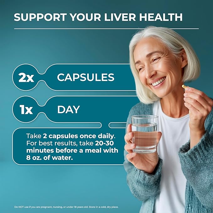 PUREHEALTH Research Liver Health – Liver Cleanse Detox & Repair Support Supplement- with Milk Thistle, Turmeric Powder, Dandelion, Artichoke, Beet Root, Ginger, L Cysteine HCL & More - 120 Capsules