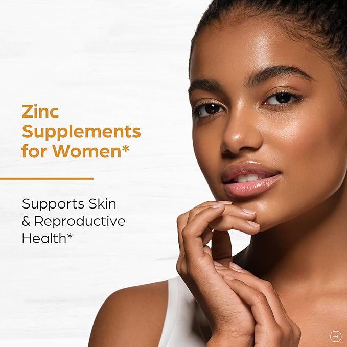 Zinc 50mg Capsules for Men and Women, 120 Count | Highly Absorbable Zinc Supplements for Immune System Support | Zink 50 mg Mono Methionine Chelated Complex |Helps with Skin Health & Overall Immunity