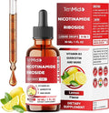 NAD+ Supplement Liquid Drops - 9in1 with Nicotinamide Riboside, Resveratrol, Quercetin, TMG Trimethylglycine, Fisetin, Co Q10, PQQ, and Black Pepper - 30ml 1 Fl Oz