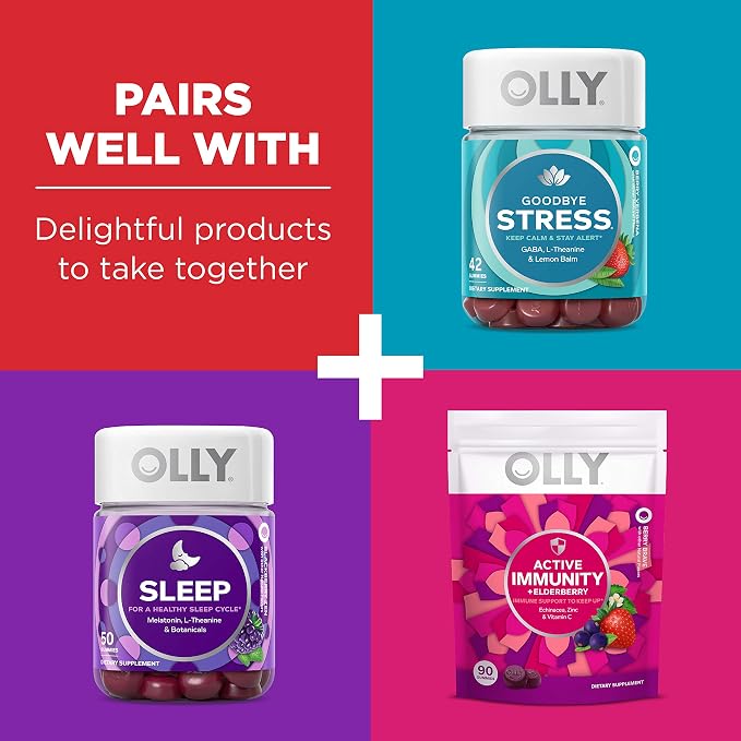OLLY Multi + Probiotic Adult Multivitamin Gummy, Digestive and Immune System Support,* Chewable Supplement, Tropical Flavored, 35 Day Supply - 70 Count