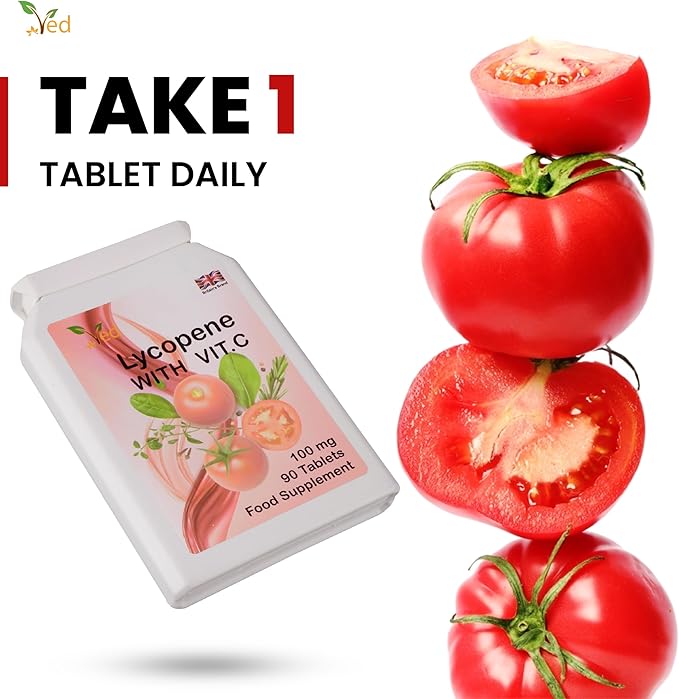 Ved Lycopene Supplement | 100mg 90 Tablets (Pack of 2)
