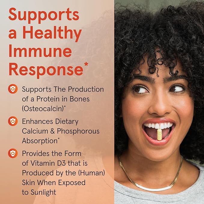 Jarrow Formulas Vitamin D3 125 mcg (5000 IU) - 100 Servings (Softgels) - Bone Health, Immune Support & Calcium Metabolism Support - Vitamin D Supplement - D3 Vitamins - 5000 IU Vitamin D - Gluten Free