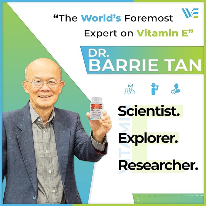 WELLNESS EXTRACT Eannatto Tocotrienols Vitamin E Supplements Tocopherol Free, Non-GMO, Gluten Free & Antioxidant (300MG 30 Softgels)