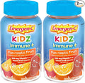 Emergen-C Kidz Vitamin C Immune Support Gummies Fun-Tastic Fruit 44CT Includes Zinc, Manganese, B Vitamins and Vitamin D for Back to School Essentials, (Pack of 2)
