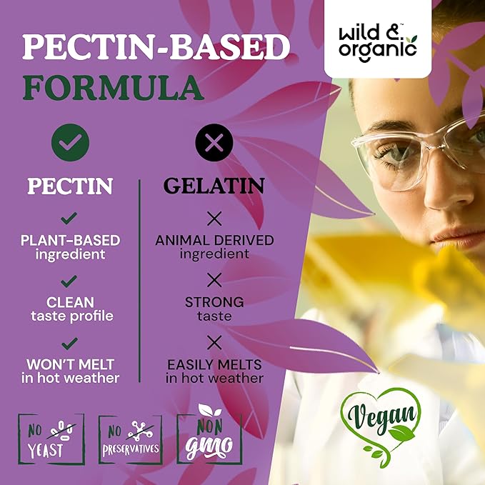 Wild & Organic Milk Thistle Gummies 1500 mg - Milk Thistle Supplement for Liver Cleanse Detox - Silymarin Liver Detox Gummies - 30 Days Supply - 60 Vegan, Non-GMO Chews