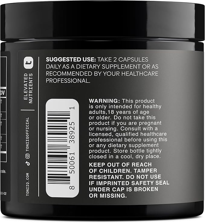 Toniiq Dihydroberberine Supplement - Ultra High Potency 1,000mg Formula with GlucoVantage, 10:1 Ceylon Cinnamon & 50:1 Milk Thistle - Third-Party Lab Tested