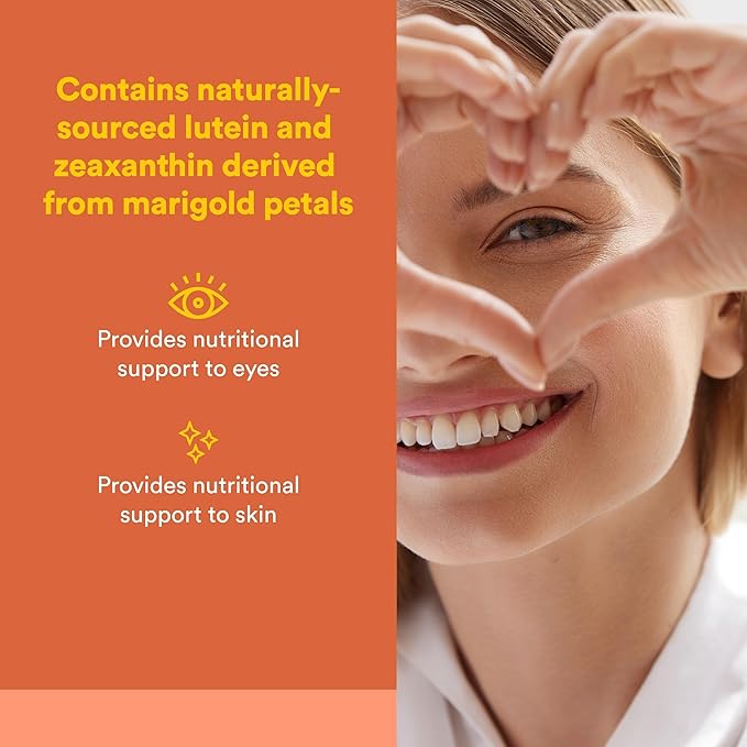Natural Factors, Lutein 40 mg, Antioxidant Support for Healthy Eyes and Skin with Zeaxanthin, 60 Softgels