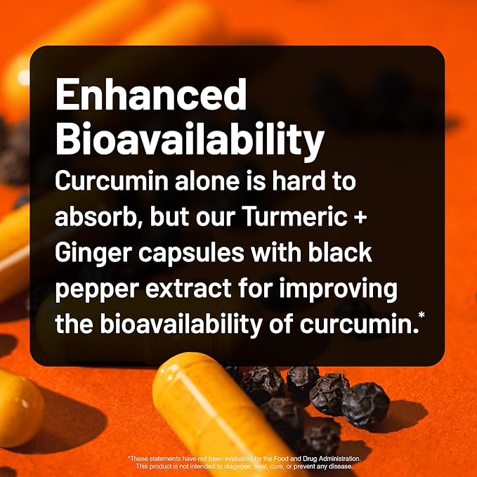 NatureWise Turmeric Boswellia Supplement with BioPerine & Organic Ginger Root - Organic Turmeric 900mg + Boswellia Extract 600mg - Non-GMO, Vegan, USA Manufactured - 60 Capsules[30-Day Supply]