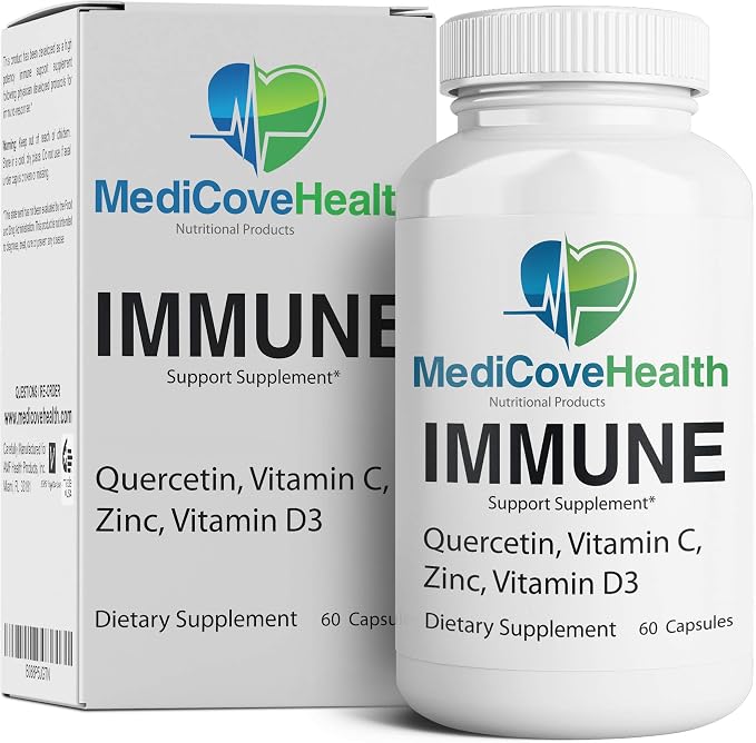 Ivory Caps Immune Support: Quercetin, Vitamin C, Zinc, Vitamin D3
