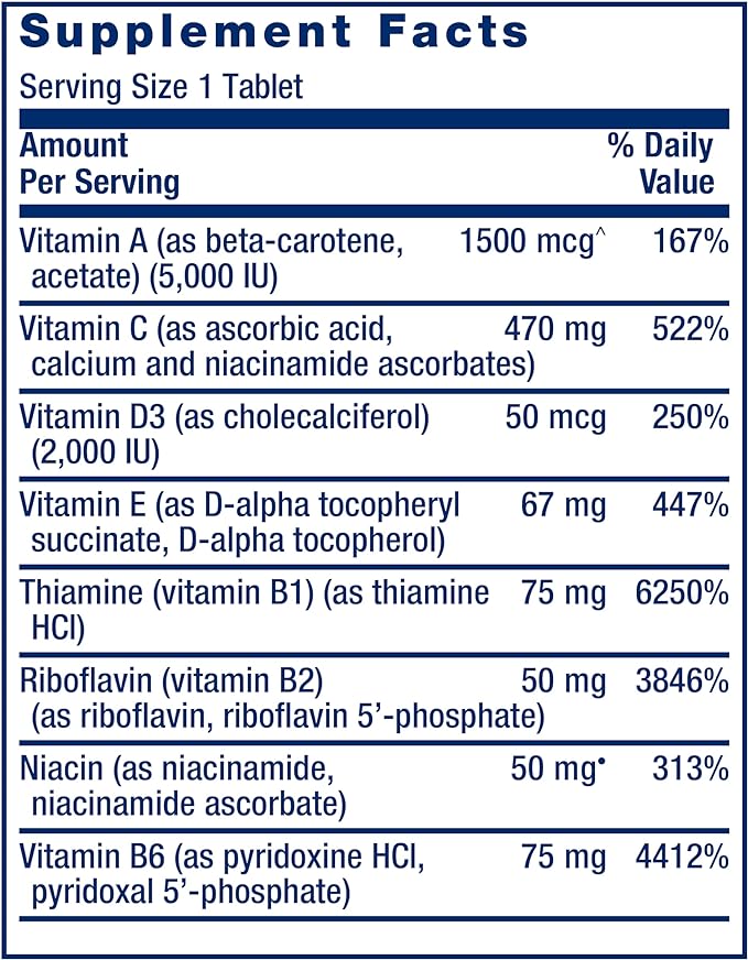 Life Extension One-Per-Day Multivitamin – Packed with Over 25 Vitamins, Minerals & Plant Extracts, Quercetin, 5-MTHF Folate & More – 1-Daily, Non-GMO, Gluten-Free – 60 Tablets (Pack of 2)