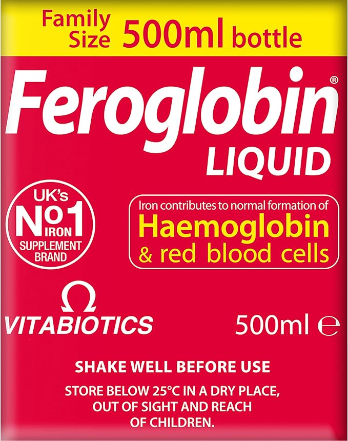 Vitabiotics Organic Feroglobin Liquid 500ml