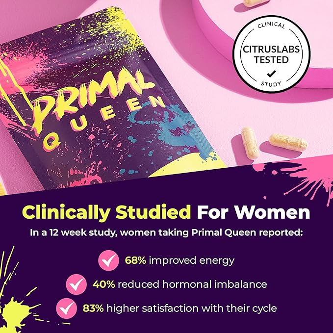 Primal Queen Female-Optimized Beef Organ Superfood Supplement – Grass-Fed, Pasture-Raised Beef Liver, Kidney, Heart, & More – Hormone Balance & Energy for Women – Pack of 2
