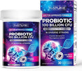 Built by Nature 100 Billion CFU Probiotic – 16 Strains + Prebiotics – Immune & Digestive Support – for Women & Men – Delayed Release Capsules, Shelf Stable – 1 Month Supply - 30 Capsules