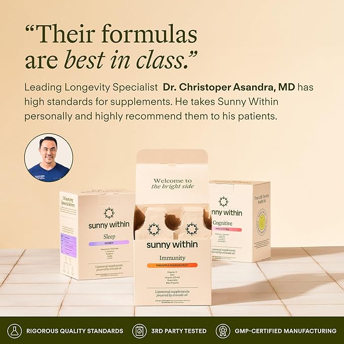Liposomal Glutathione Supplement NAD+ Longevity Mix w/Liquid NAD+, CoQ10, B12, MCT & Avocado Oil – Cellular Health, Energy, Brain, Gut & Heart Support* – Strawberry Lime – 30 Pouches