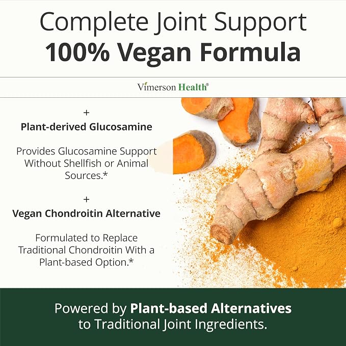 Glucosamine Chondroitin MSM – Joint Support Supplement for Women and Men with Glucosamine Sulfate 1500 mg, Chondroitin and MSM – for Cartilage, Joint Health and Flexibility – 90 Capsules, Vegan
