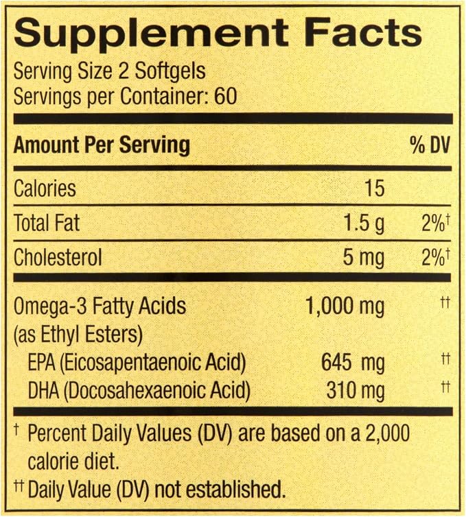 Spring Valley Omega-3 Mini from Fish Oil 1000 mg, 120 Count, Dietary Supplement, Omega 3 Mini Softgels Bundle with Luall's 45 Diabetes Decoded