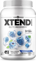Xtend Original BCAA Powder, 7g BCAAs and 2.5g L-Glutamine for Muscle Recovery Hydration and Lean Muscle, Sugar Free Intra and Post Workout Drink with Electrolytes, Blue Raspberry Ice, 90 Servings