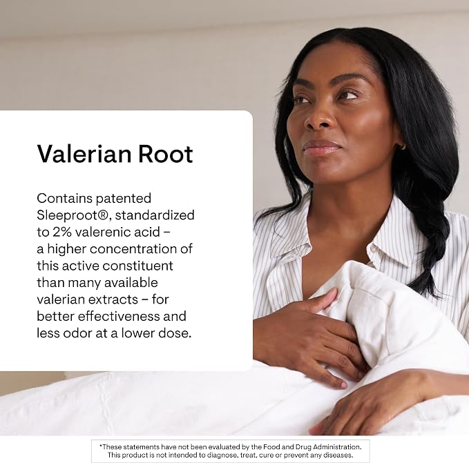 THORNE - Valerian Root - Natural Sleep Supplement - Supports Sleep Quality & Helps You Fall Asleep Faster* - Melatonin-Free - Third-Party Certified - Gluten, Dairy & Soy-Free - 30 Capsules