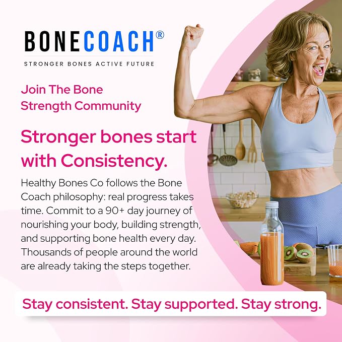 FORTIBONE® Premium Bone Health Collagen Peptides w/FORTIGEL®, VERISOL®, TENDOFORTE® | Clinically-Supported for Bones Joints Skin Hair Nails | Hydrolyzed Collagen Anti-Aging Formula | 90 Servings