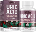 Uric Acid Cleanse & Detox - Tart Cherry Capsules, Celery Seed Uric Acid Supplement – Kidney, Joint and Sleep – 90 Veggie Capsules（1 Bottle）